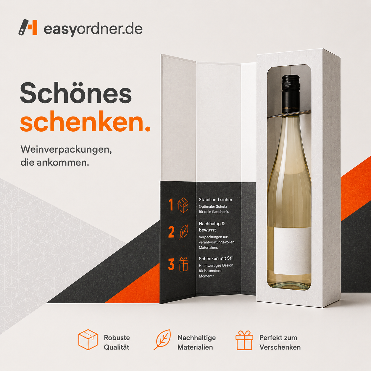 4er Set - Weinverpackung B-Joy